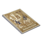 Vintage Art Nouveau Forking Larkspur Journal ノートブック (右側)