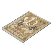 Vintage Art Nouveau Forking Larkspur Journal ノートブック (左側)