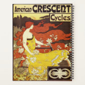 Vintage Art Nouveau Poster Design プランナー手帳 (裏面)