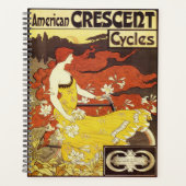 Vintage Art Nouveau Poster Design プランナー手帳 (正面)