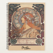 Vintage Art Nouveau Poster Design プランナー手帳 (正面)