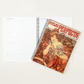 Vintage Art Nouveau Poster Design プランナー手帳 (ディスプレー)