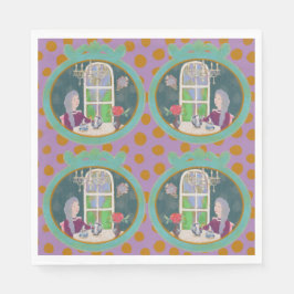 Vintage Art Paper Napkins  スタンダードランチョンナプキン