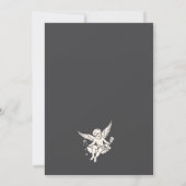 Vintage artistic baroque graduation 招待状 (裏面)