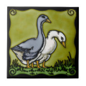 Vintage Arts and Crafts Ducks タイル (正面)