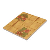 Vintage Arts & Crafts Floral Bouquets Pattern タイル (側面)