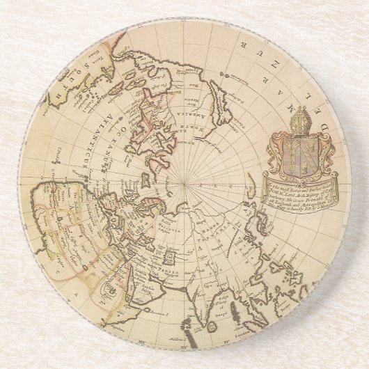 Vintage Astronomy, Celestial Planisphere Map コースター (正面)