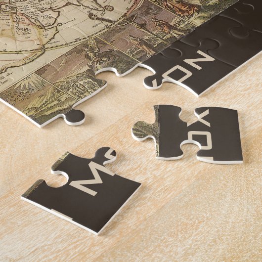 Vintage Astronomy, Celestial Planisphere Map ジグソーパズル (側面)