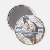 Vintage Astronomy, Celestial Planisphere Zodiac マグネット (正面/裏面)