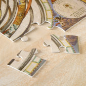 Vintage Astronomy Planets Orbit, Andreas Cellarius ジグソーパズル (側面)