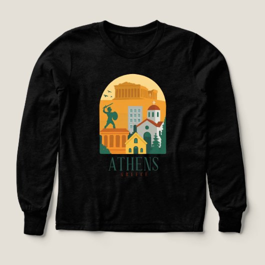 Vintage Athens Greece Travel – Parthenon (デザイン正面)