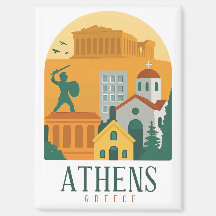 Vintage Athens Greece Travel – Parthenon