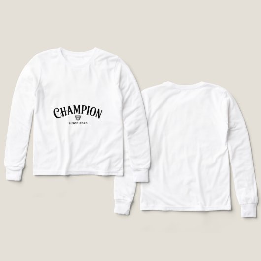 Vintage Athletic Champion Design (デザイン 正面＆背面)