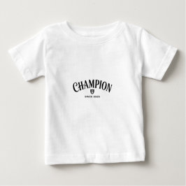 Vintage Athletic Champion Design ベビーTシャツ