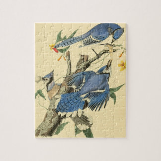 Vintage Audubon Blue Jay Bird Painting Gift ジグソーパズル
