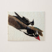 Vintage Audubon Ivory-billed Woodpecker Painting ジグソーパズル (横)