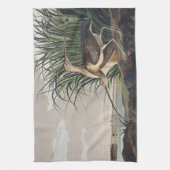 Vintage Audubon Long-billed Curlew Bird Art キッチンタオル (縦)