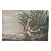 Vintage Audubon Long-billed Curlew Bird Art 枕カバー (裏面)