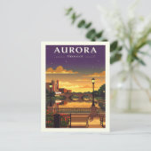 Vintage Aurora Illinois ポストカード (スタンド正面)