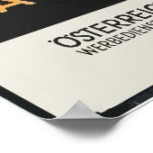 Vintage Austria Travel Classic Poster ポスター (角)