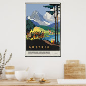 Vintage Austria Travel Classic Poster ポスター (キッチン)