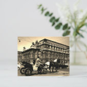 Vintage Austria Vienna Fiaker Staatsoper opera ポストカード (スタンド正面)