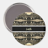 Vintage Austria Vienna Fiaker Staatsoper opera マグネット (正面/裏面)