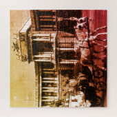 Vintage Austria Vienna Hofburg Palace ジグソーパズル (縦)