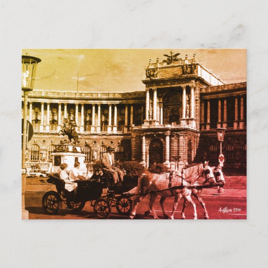 Vintage Austria Vienna Hofburg Palace ポストカード (正面)