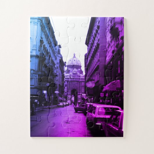 Vintage Austria Vienna Imperial Palace ジグソーパズル (縦)