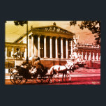 Vintage Austria Vienna parliament ポスター<br><div class="desc">Vintage Austria Vienna parliament</div>