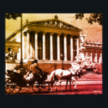 Vintage Austria Vienna parliament ポスター<br><div class="desc">Vintage Austria Vienna parliament</div>