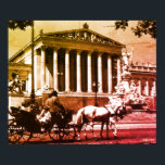 Vintage Austria Vienna parliament ポスター<br><div class="desc">Vintage Austria Vienna parliament</div>