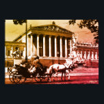 Vintage Austria Vienna parliament ポスター<br><div class="desc">Vintage Austria Vienna parliament</div>
