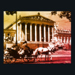 Vintage Austria Vienna parliament ポスター<br><div class="desc">Vintage Austria Vienna parliament</div>