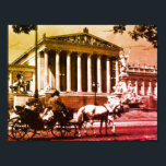 Vintage Austria Vienna parliament ポスター<br><div class="desc">Vintage Austria Vienna parliament</div>