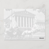 Vintage Austria Vienna parliament ポストカード (裏面)