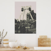 Vintage Austria Vienna Prater amusement park ポスター (キッチン)