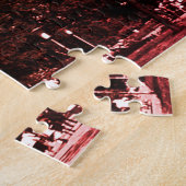 Vintage Austria Vienna Rathaus town hall ジグソーパズル (側面)