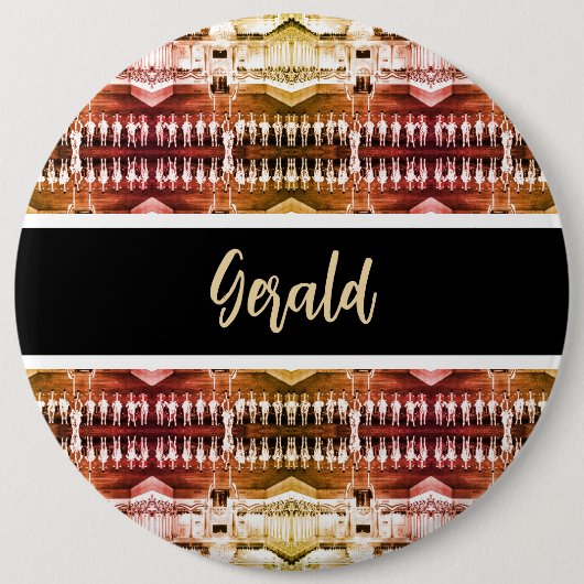 Vintage Austria Vienna Spanish Courbette 缶バッジ (正面)