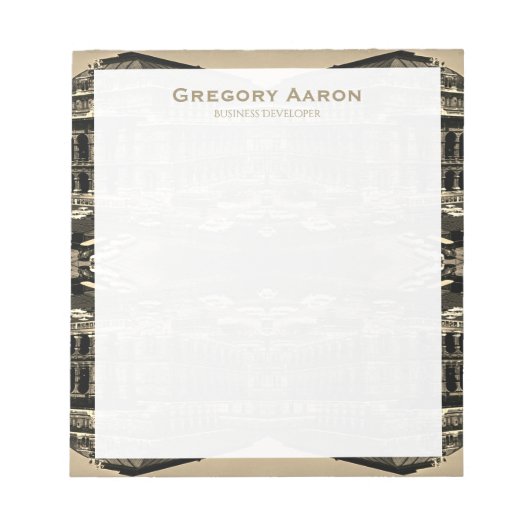 Vintage Austria Vienna Staatsoper opera ノートパッド (正面)