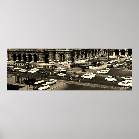 Vintage Austria Vienna Staatsoper opera ポスター (正面)