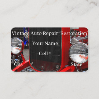 Vintage Auto Repair & Restoration 名刺