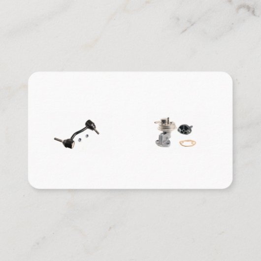 Vintage Auto Repair & Restoration 名刺 (裏面)