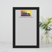 Vintage Automobile Rainbow Sunset 便箋 (スタンド正面)