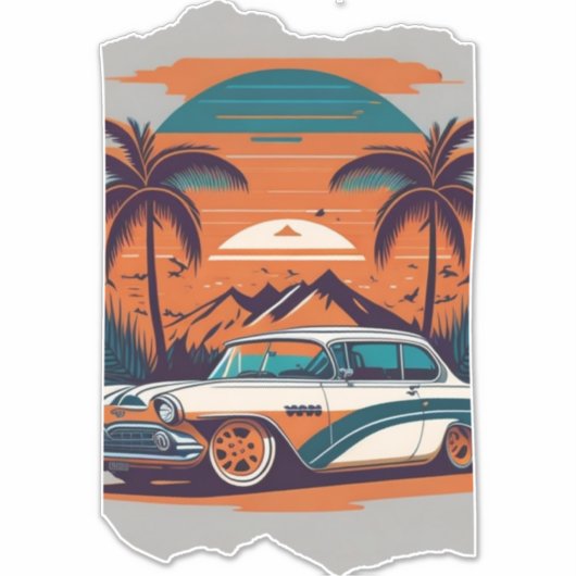 Vintage-Autoträume シール (正面)