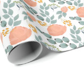 Vintage Autumn Flowers ラッピングペーパー (ロールコーナー)