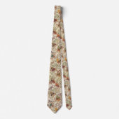 Vintage Autumn Harvest Botanical ネクタイ (正面)