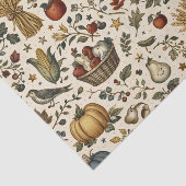 Vintage Autumn Harvest Thanksgiving 薄葉紙 (詳細)