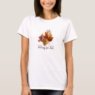 Vintage Autumn leaves  Tシャツ